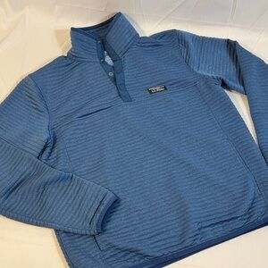 LL Bean Blue Pullover Sweater Medium